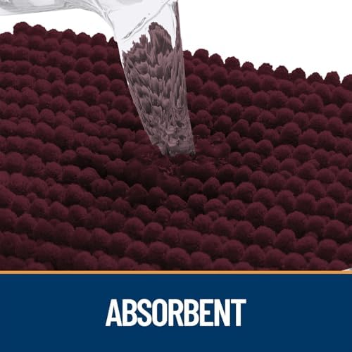 OLANLY Dog Door Mat for Muddy Paws 44x24, Extra Absorbent Chenille Mud Mat - Image 4