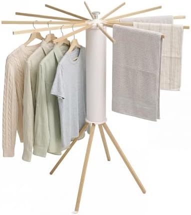 LEQ Clothes Drying Rack Foldable, Indoor Drying Rack Clothing by Unknown
