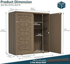HOMSPARK Indoor/Outdoor Storage Cabinet - Image 3