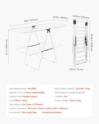 VEVOR Clothes Drying Rack, 2-Tier Foldable Laundry Dryer Rack - Image 7