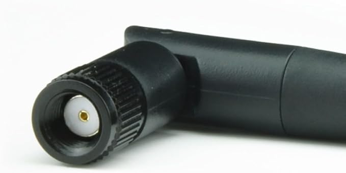 Tri-Band WiFi Antenna 3dBi High Gain 2.4GHz, 6GHz | Pair of Mini-Black | RP-SMA - Image 4