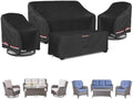 Bitubi Outdoor Waterproof Patio Furniture Covers 4-Piece Set by PatioFurnitureCovers