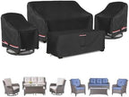 Bitubi Outdoor Waterproof Patio Furniture Covers 4-Piece Set by PatioFurnitureCovers