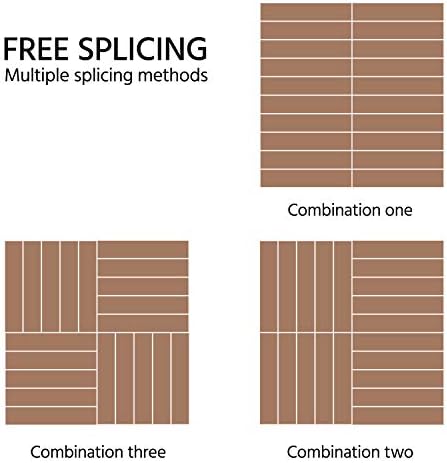 Yaheetech 33PCS Interlocking Deck Tiles Outdoor Patio Floor - Image 6