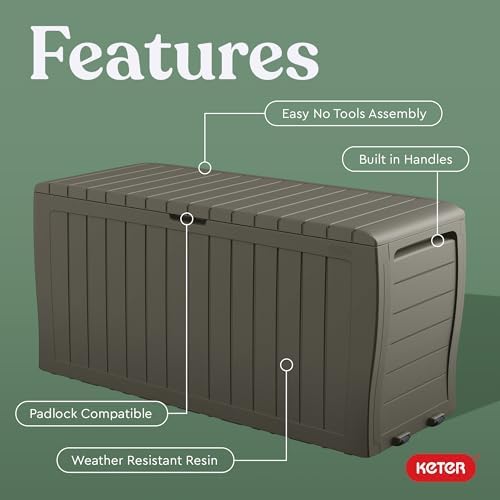 Keter Marvel 71 Gal Outdoor Storage Box - Image 4