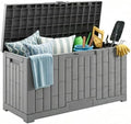 LAUSAINT HOME 60 Gallon Resin Deck Box, Package Delivery Box by LAUSAINTHOME