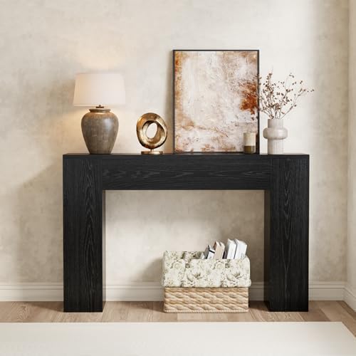 Epecoya Black 43-Inch Wood Console Table by YourCozyUpgradeAwaits
