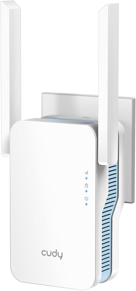 Cudy AC1200 WiFi Extender, 1.2Gbps Home Signal Booster, Dual Band 5GHz/2.4GHz by Cudy