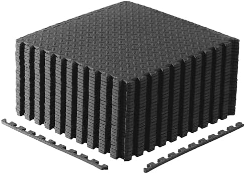CAP Puzzle Exercise Mats | 1/2” Thick EVA Interlocking Foam Tiles by CAP