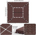 44 Pack Interlocking Deck Tiles, All-Weather Outdoor Deck Tiles - Image 2
