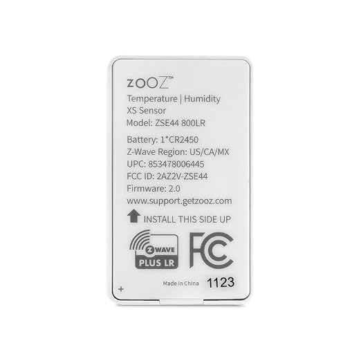 Zooz 800 Series Z-Wave Long Range Temperature | Humidity XS Sensor ZSE44 800LR. - Image 3
