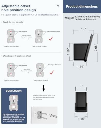 4-Pack Matte Black Towel Hook for Bathroom, Robe Coat Hook, Heavy Duty Wall - Image 6