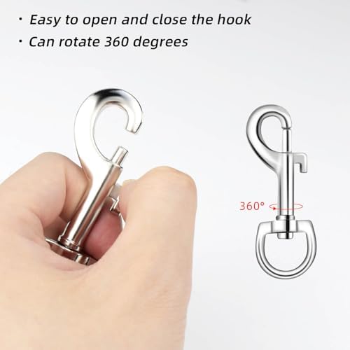 6 Pack Swivel Eye Bolt Snap Hooks - Image 5