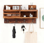 Solid Wood Key and Mail Holder for Wall - Image 6