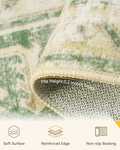 RELEANY Washable Area Rug - Image 5