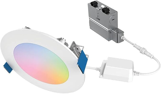 HALO 4” Smart Wi-Fi Slim Canless Recessed LED Downlight Powered by WiZ Pro by HALO