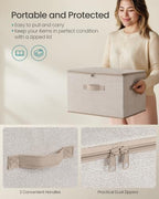 SONGMICS Set of 3 Storage Bins - Image 3