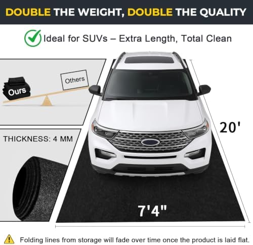 20' x 7'4" Garage Floor Mats - Image 2