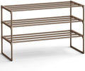 SONGMICS Shoe Rack, 3-Tier Shoe Organizer, Metal Storage Shelf by SONGMICSbySONGMICSHOME