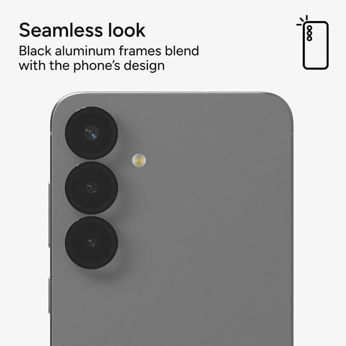 ZAGG Glass Elite Anti-Reflective Samsung Galaxy S25+ Camera Lens Protector – - Image 2