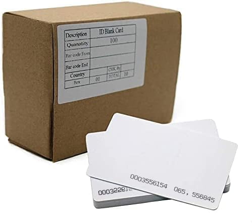 100pack Contactless 125kHz RFID Proximity ID Cards IC Smart Intelligent Card by GIALER