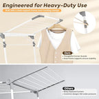 KINGBOARD Clothes Drying Rack, 68.5" Heavy Duty - Image 4