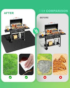 TAOMAND Large 76 x 52 inches Under Grill Mats - Image 4