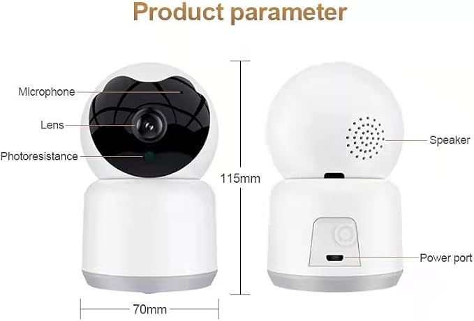 Home Security Camera, Tuya 3MP Indoor Pan-Tilt Smart Camera - Image 8
