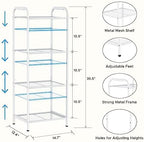 MAX Houser 4 Tier Standing Shelf Units - Image 3