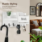 Lwenki Mail Organizer for Wall Mount – Key Holder - Image 5