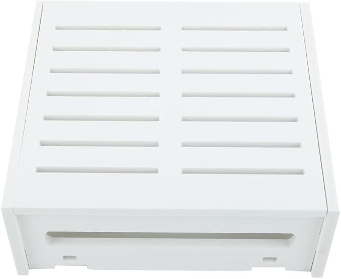 White Plastic Router Storage Box, Wall Mount Cable Organizer - Image 8