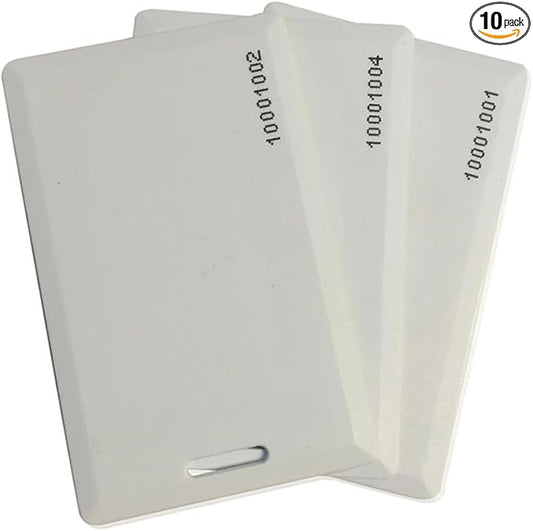 10 pcs 26 Bit Proximity Clamshell Prox Swipe Cards Compatable by Unknown