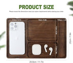 Buqoo Walnut Valet Tray for Men - Image 4