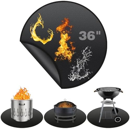 36" Fire Pit Mat for Solo Stove Bonfire by SDLDEER