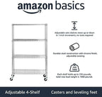 Amazon Basics 4-Shelf Adjustable Heavy Duty Storage Shelving Unit - Image 2