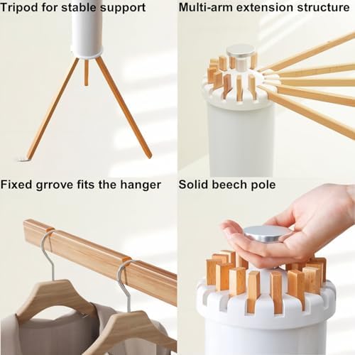 Clothes Drying Rack, Foldable Laundry Drying Rack, Clothing Stand - Image 3