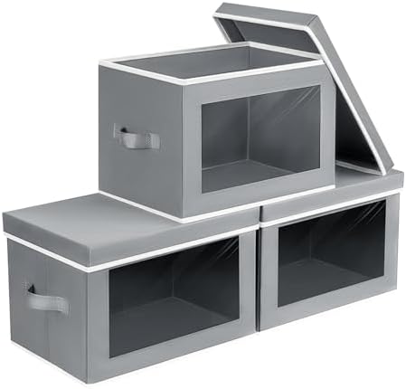 Homsorout Storage Bins with Lids by Homsorout
