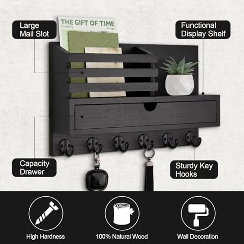 Key Holder Wall Mount, Mail Holder - Image 2
