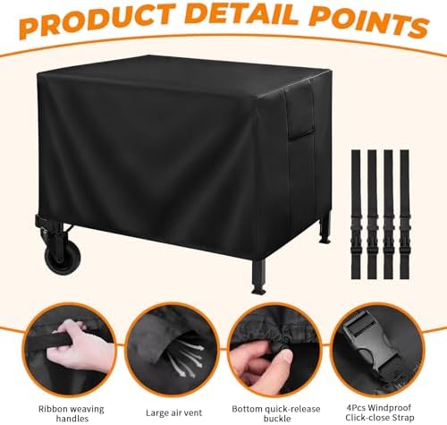 POOLTALE Outdoor prep table cover 41x24x32IN - Image 3
