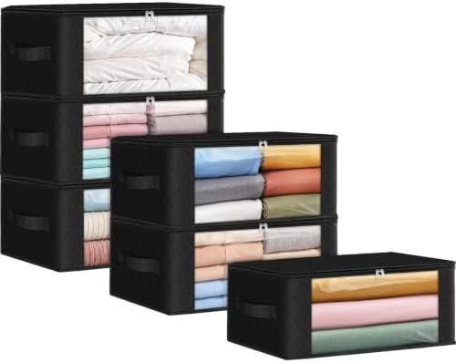Fab totes 35L Closet Organizers, Foldable Under Bed Storage Containers by Fabtotes