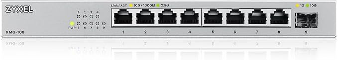 Zyxel 8 Port Network Switch | 2.5Gb Multi Gigabit Switch | Unmanaged | 8X 2.5G - Image 2