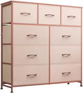 WLIVE Tall Dresser for Bedroom, 9 Drawer Chest of Drawers by WLIVE