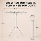 Clothes Drying Rack Foldable, Portable Laundry Drying Rack - Image 4