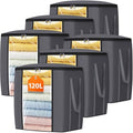 TasticTotes 120L Extra Large Blanket Clothes Storage Bags, 6 Pack by Unknown
