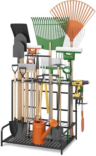 Sttoraboks Garden Tool Organizer Rack Up to 39 Tools, Heavy-Duty Steel Yard by Sttoraboks