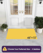 DEXI Front Door Mat Outside Entrance 4x6, Heavy Duty Non Slip - Image 4