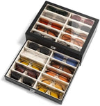 NEWLOOP 20 Slots Sunglass Organizer Drawer Display Case by NewloopStorageBox-Nomess