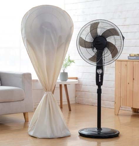 J&C 420D Fan Cover Waterproof 30x57inch Floor Fans Cover Pedestal Fan Covers - Image 3