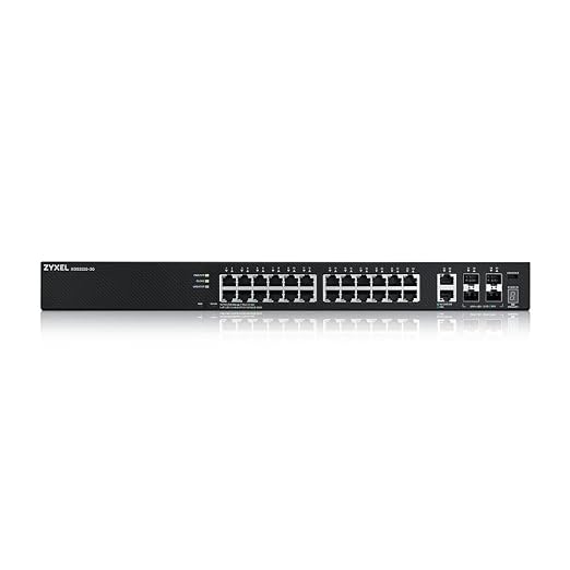 Zyxel 24-Port Gigabit Switch | Nebula Cloud Managed/L3 Access | 6X 10G Uplink - Image 2