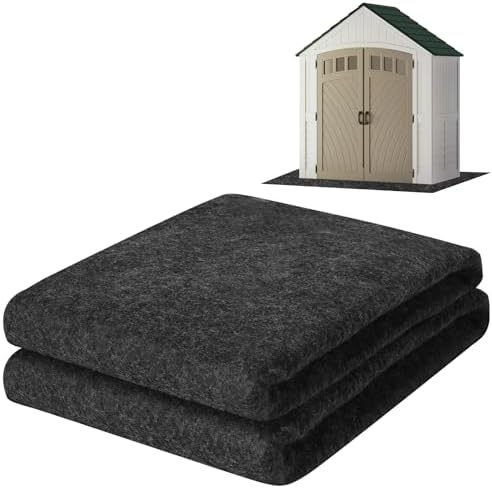 ToLanbbt Outdoor Storage Shed Floor Mat, 6 x 4 FT Waterproof Carport Mat by ToLanbbt